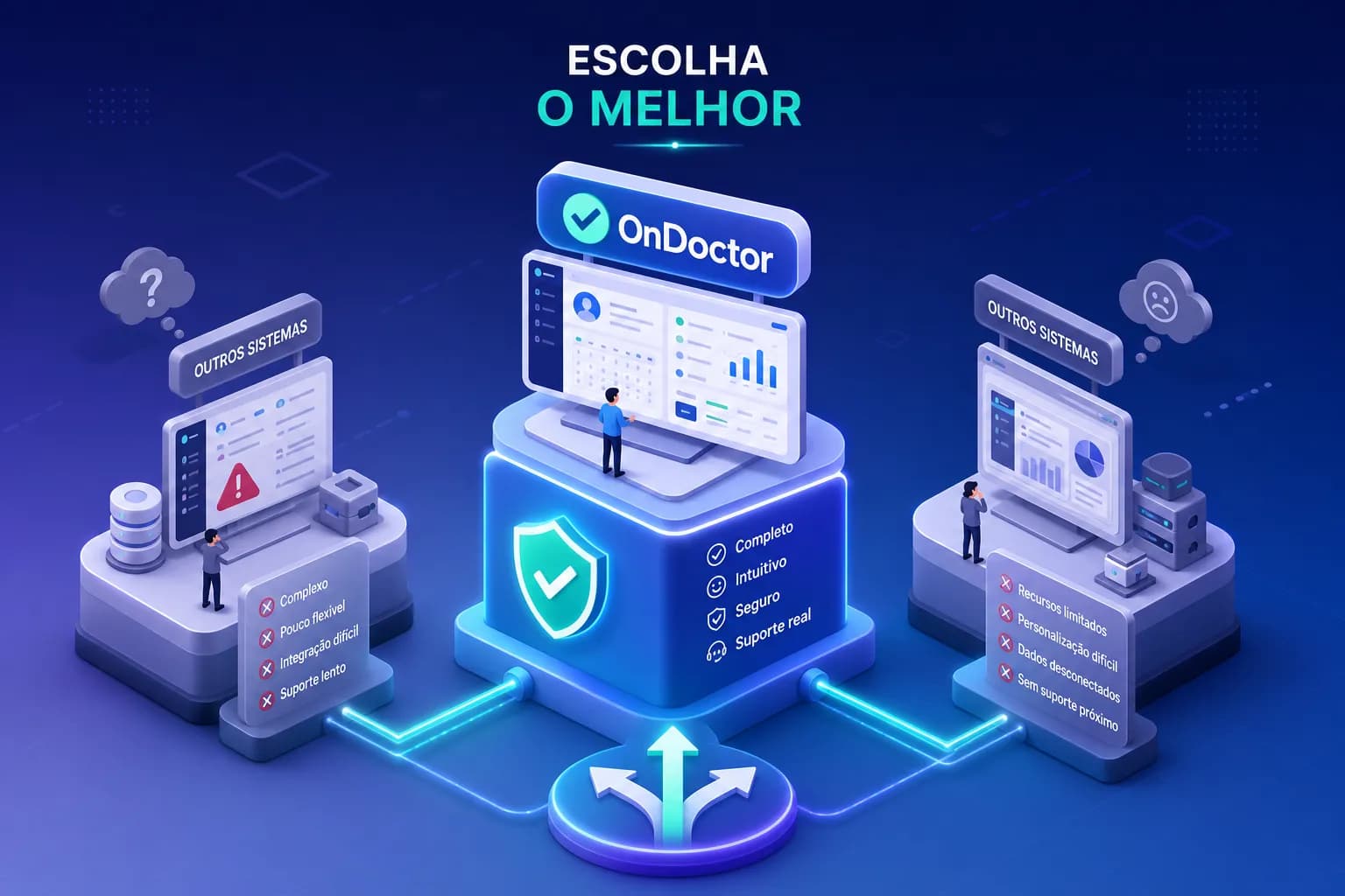 OnDoctor vs outros sistemas: como escolher o melhor